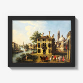 View of the Brenta, near Dolo by Giambattista Cimaroli - thumbnail_1_bf_6732812812f9211d49d3d895